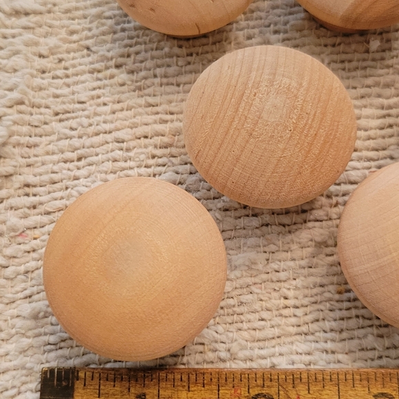 Wood Door Pulls Knobs Lot 41 pieces Different Sizes Wooden Cabinets - Picture 9 of 13